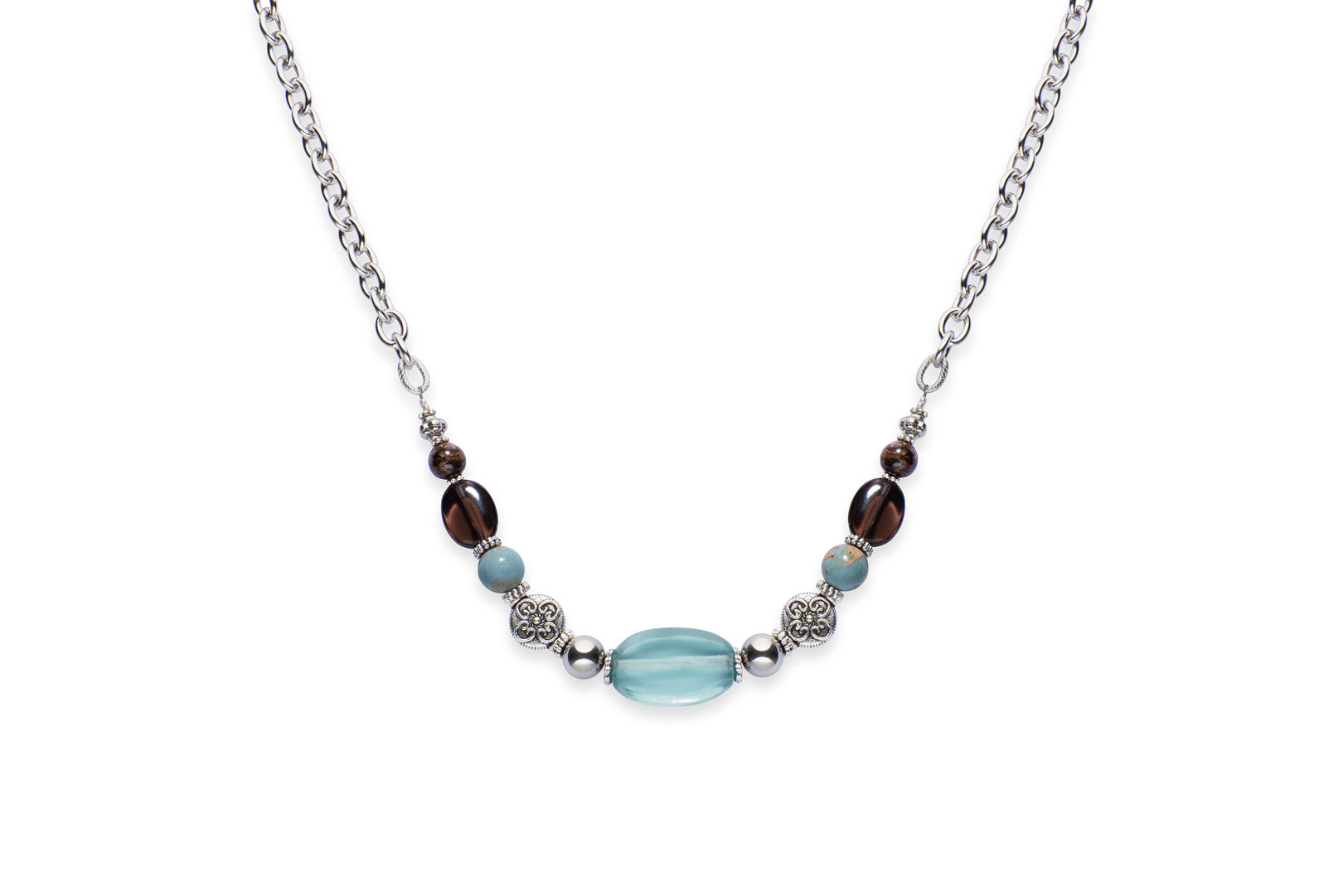 Cally Gemstone Necklace Carolily Finery