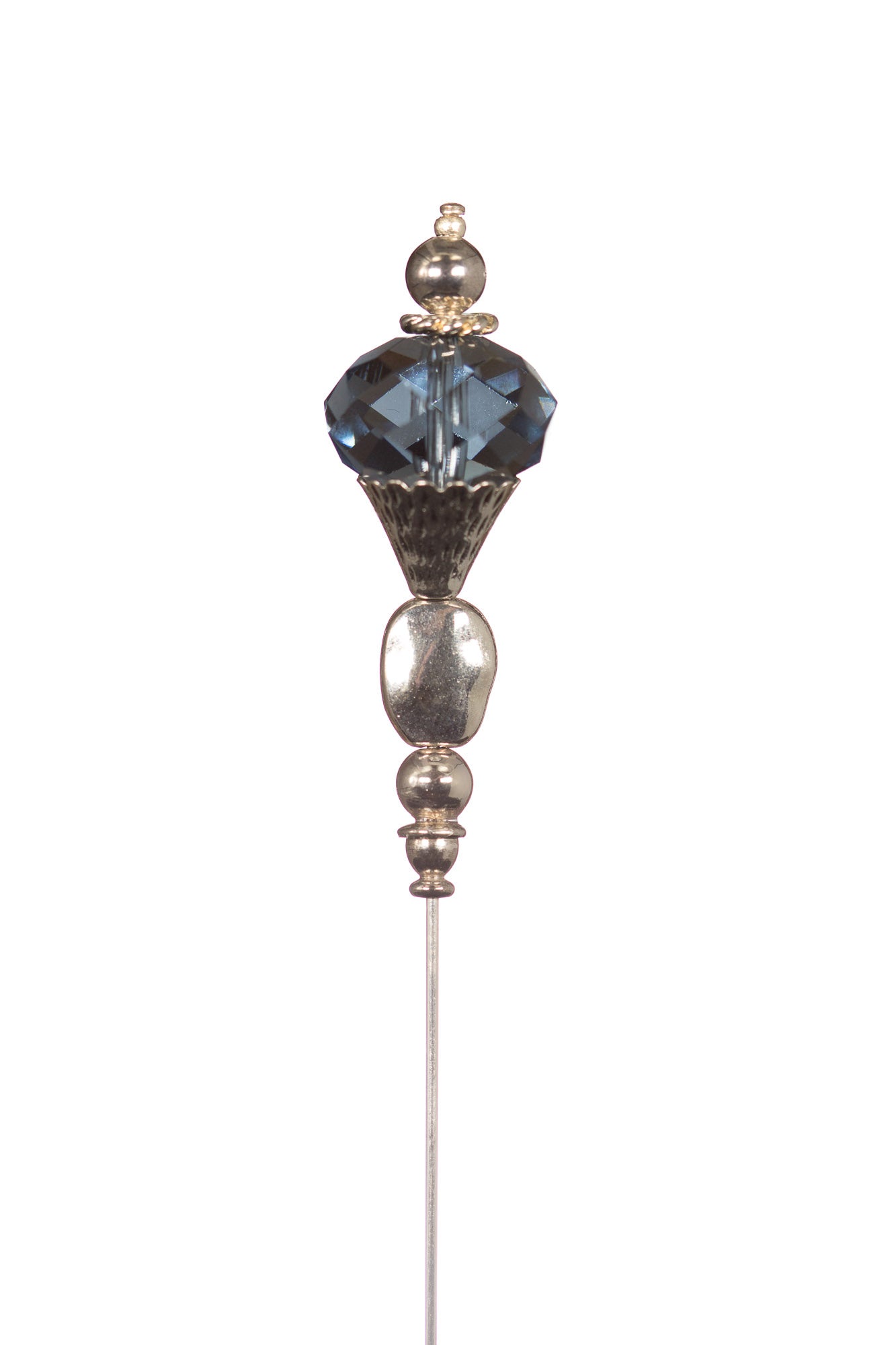 Joaquin Blue Crystal Lapel Pin Carolily Finery