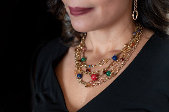 Earrings With A Statement Necklace