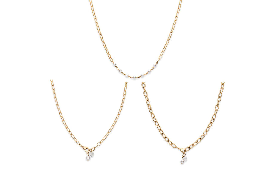 Gold Necklace Holiday Jewelry Bundle