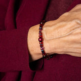 Jewel Garnet Stretch Bracelet