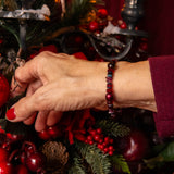 Jewel Garnet Stretch Bracelet