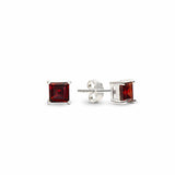 Jewel Garnet Studs