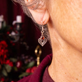 Nina Garnet Earrings