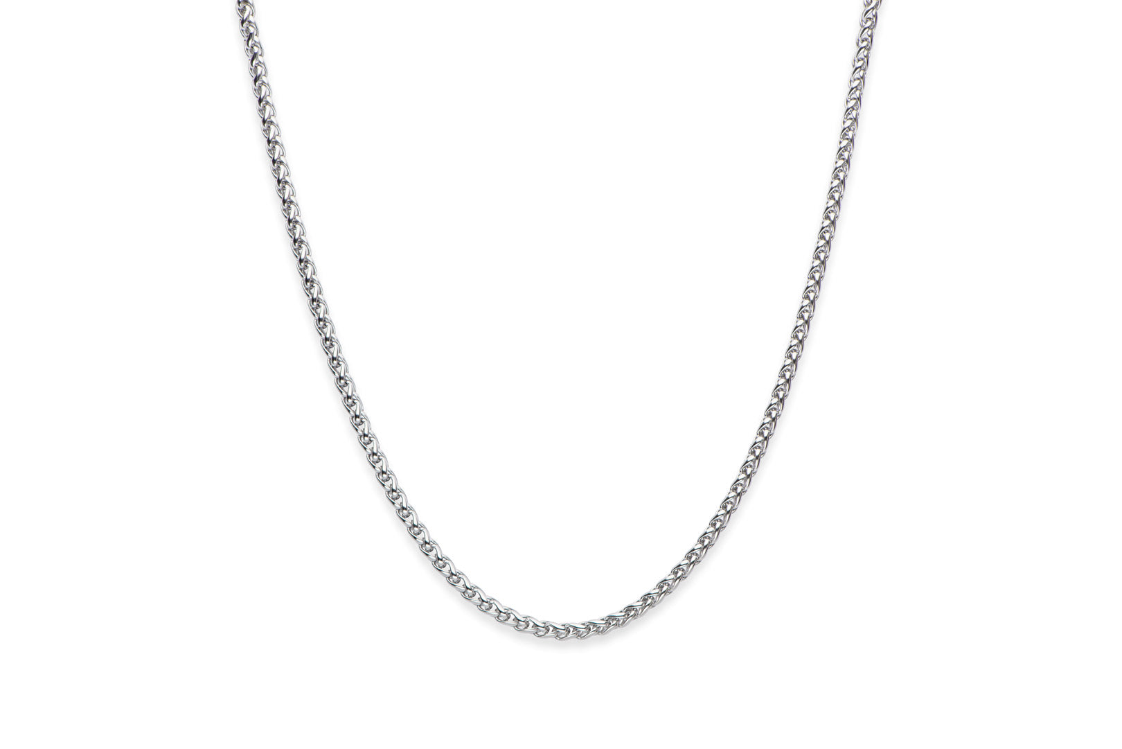 Hypoallergenic rope chain necklace