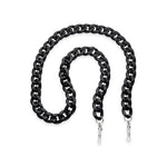 Black acrylic eyeglass chain