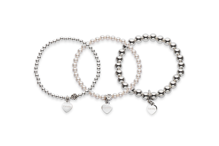 Pearl friendship bracelets
