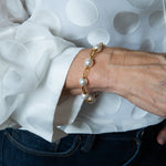 Gold & Pearl Bracelet