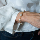 Gold & Pearl Bracelet