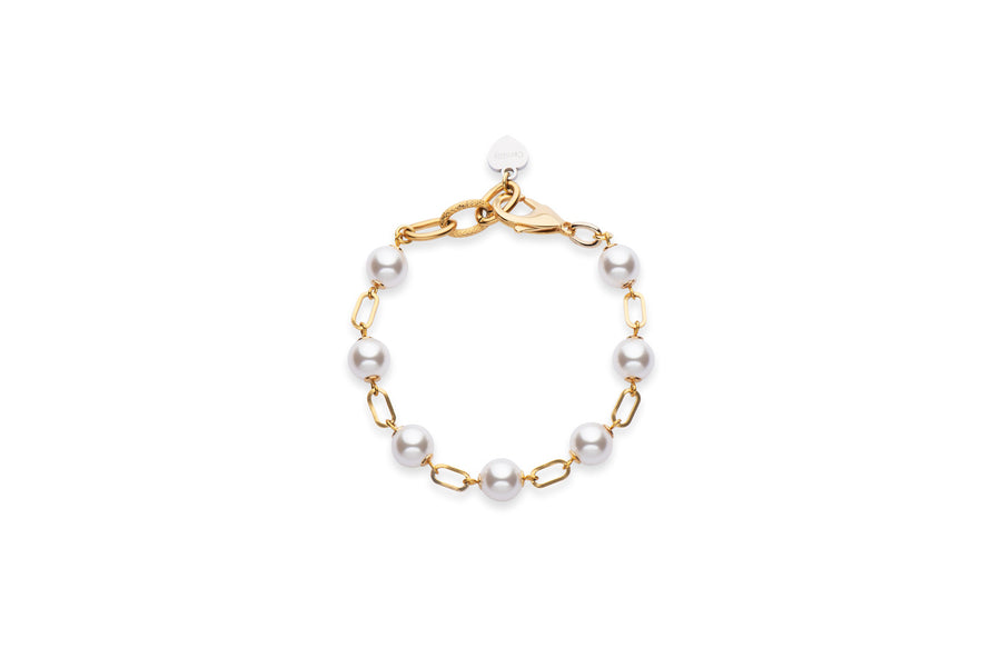 Gold & Pearl Bracelet