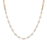 Gold & pearl necklace