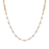 Gold & pearl necklace