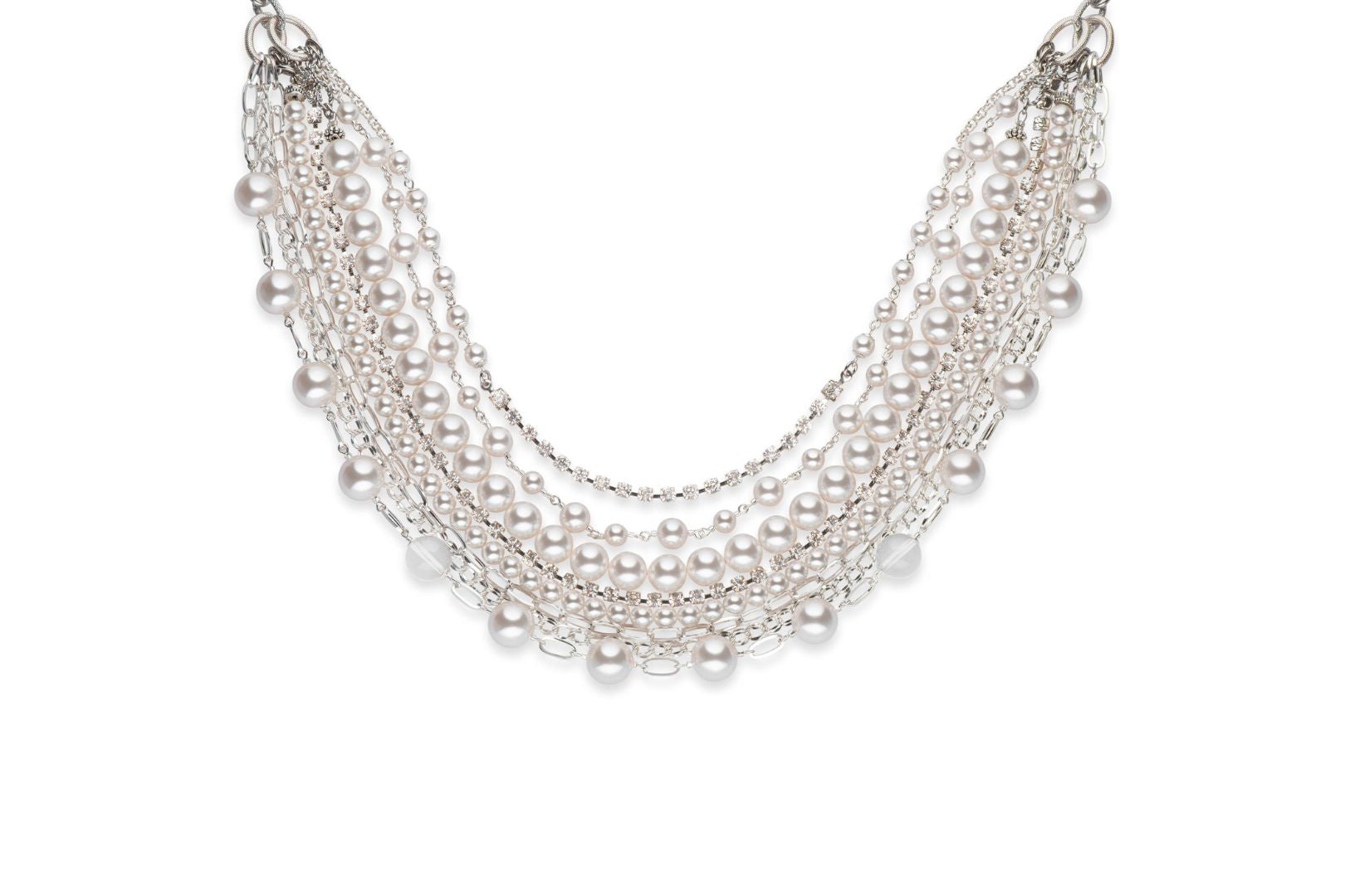 Carolily Pearl & Crystal Necklace – Carolily Finery