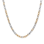 Gold & silver link necklace