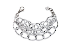 Aluminum chain bracelet
