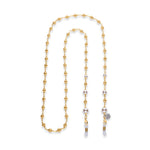 14k gold and pearl eyeglass chain