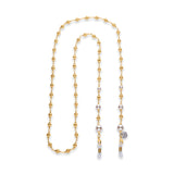14k gold and pearl eyeglass chain