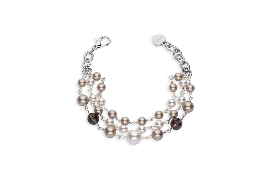 Platinum pearl bracelet