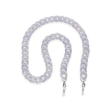 Grey acrylic eyeglass chain