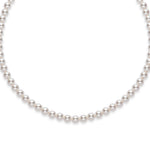 white pearl strand necklace
