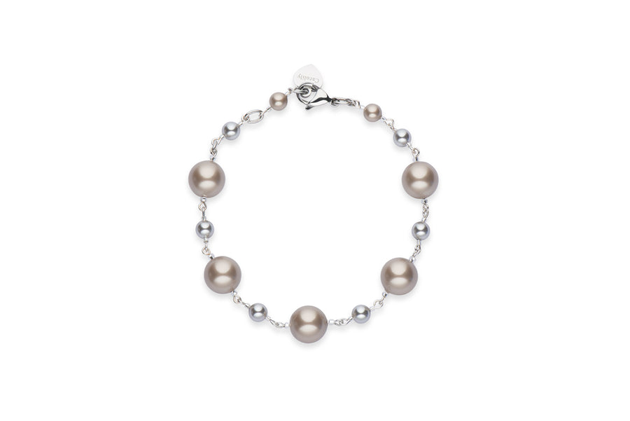 Champagne coloured pearl bracelet